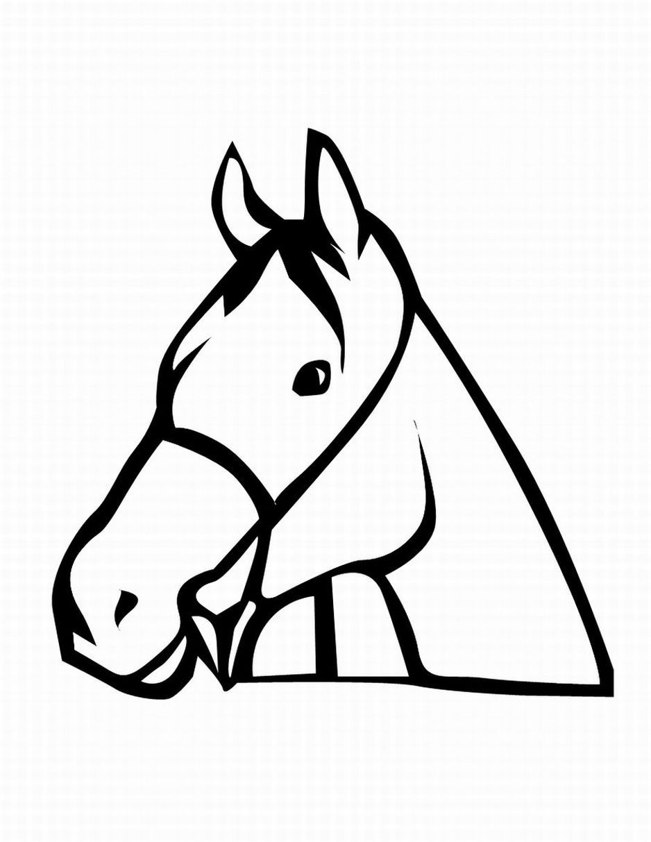 938x1213 Dog Head Coloring Pages Animal Of Pagestocoloring Arresting Horse