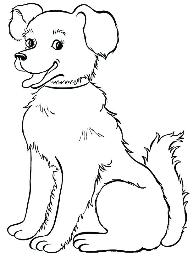 614x820 Dog House Coloring Page