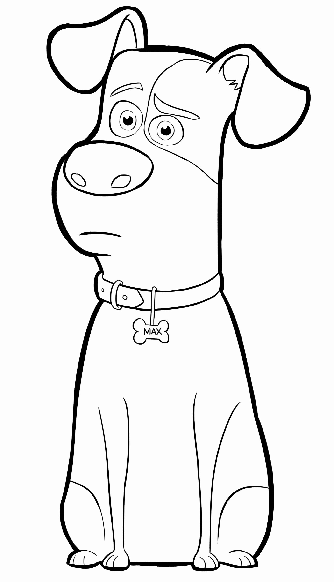 1383x2406 Dog House Coloring Page Wagashiya