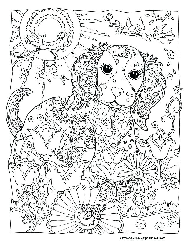 Dog Mandala Coloring Pages at GetDrawings | Free download