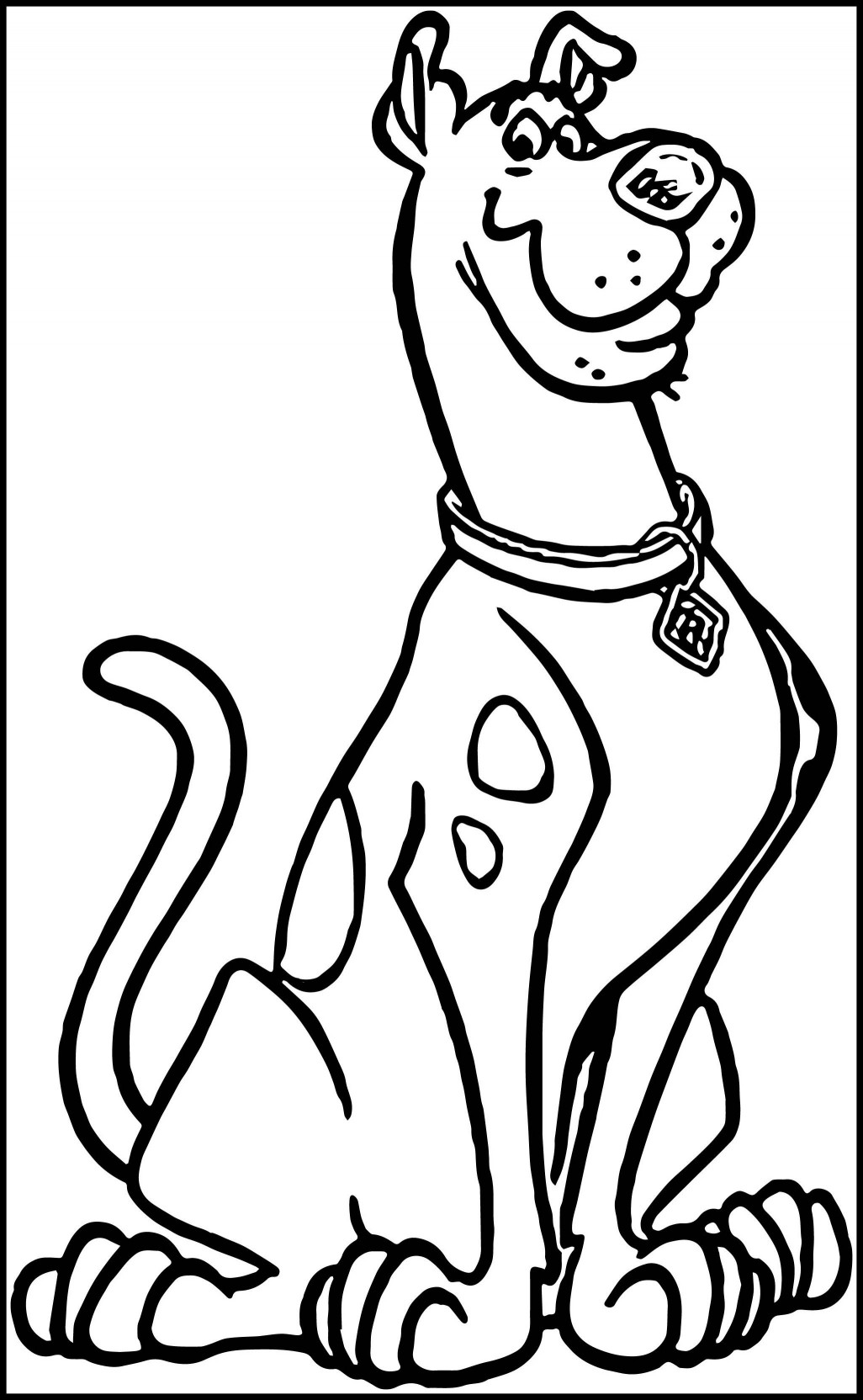 Dog Paw Coloring Page at GetDrawings | Free download