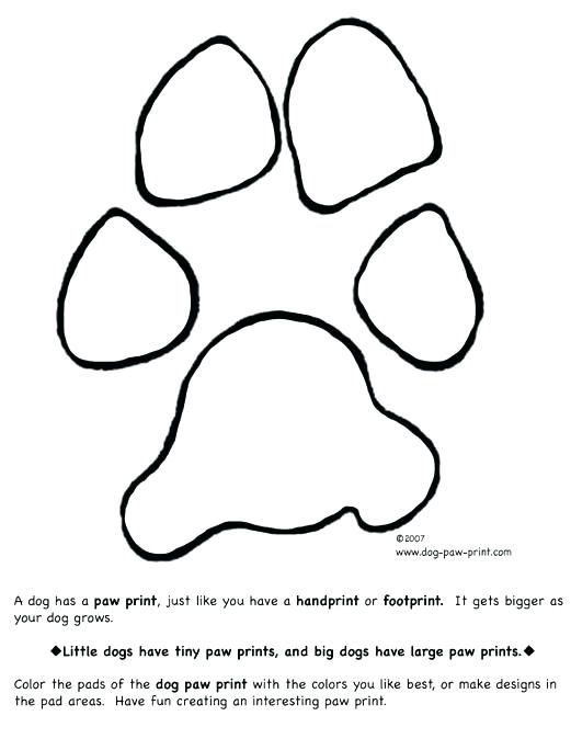 521x684 Paw Print Coloring Page Images Cow Printable Pages Intended