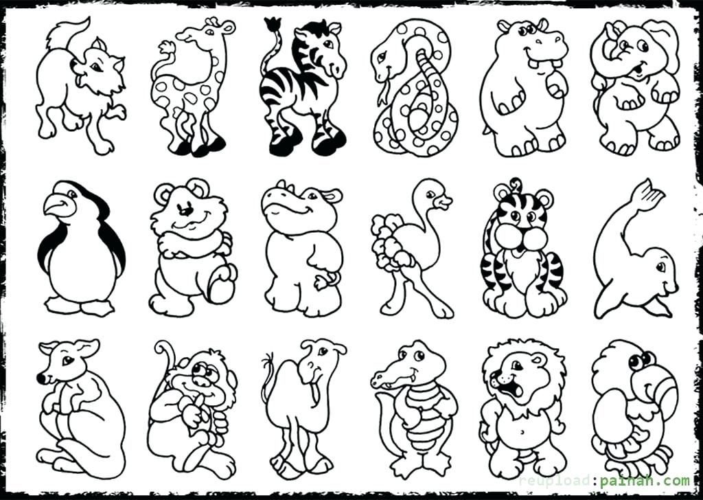 1024x728 Animal Print Coloring Pages Zoo Animal Coloring Pages Coloring