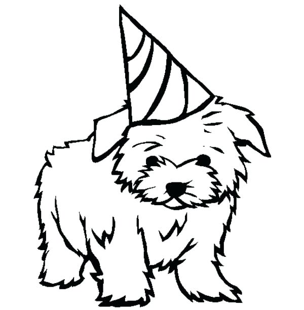 600x612 Puppy To Color Small Dog Coloring Pages Puppy Terrier For Your