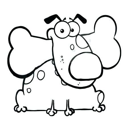 450x425 Dog Tag Coloring Page Dog Outlines Dog Outlines Coloring Page