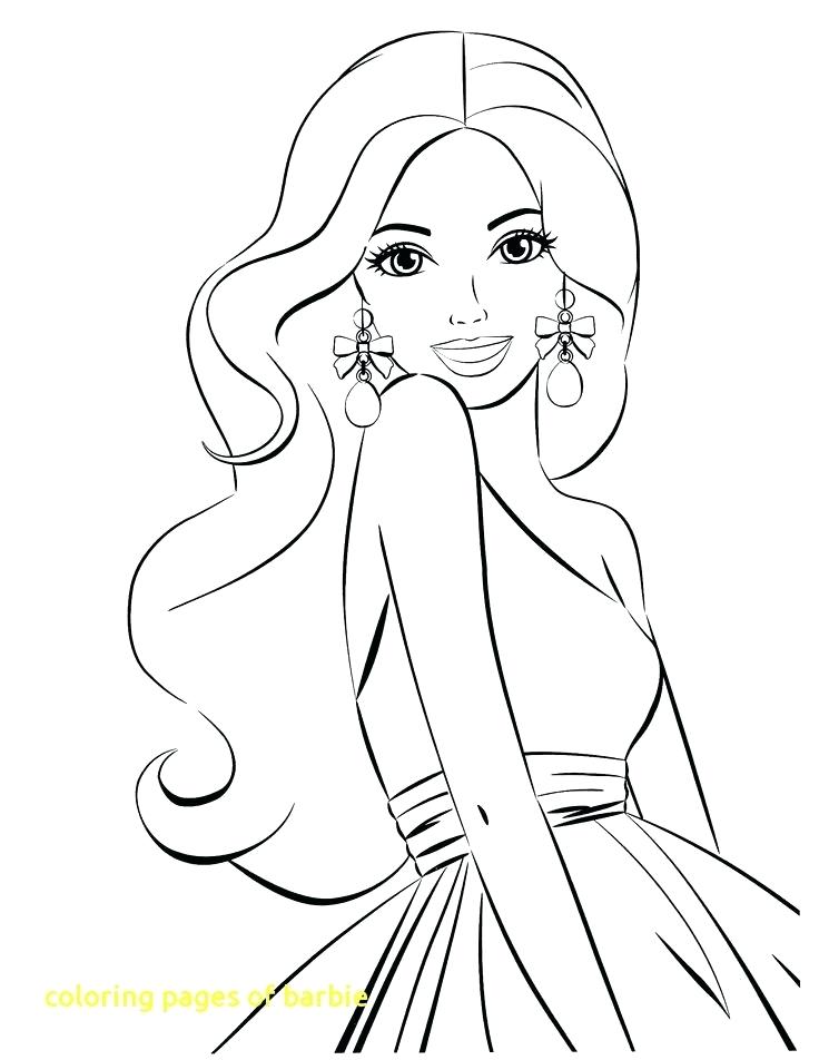 736x952 Barbie Doll Coloring Pages Coloring Pages Of Barbie With Barbie