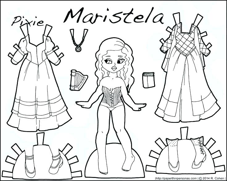 736x588 Paper Doll Coloring Pages Printable Paper Doll Coloring Pages