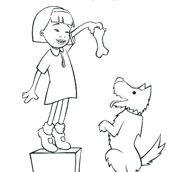 611x600 Little Bill Coloring Pages