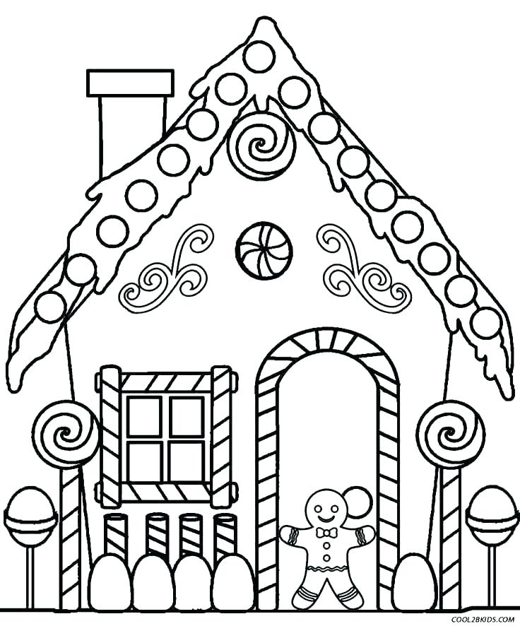736x886 Haunted House Coloring