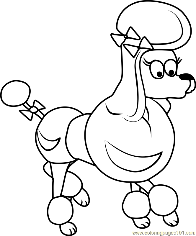 664x800 Pound Puppies Dolly Coloring Page