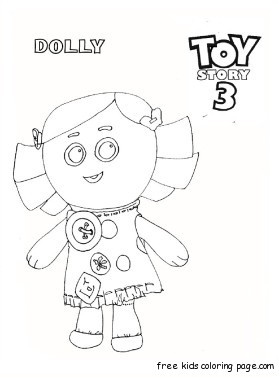 279x377 Printable Toy Story Dolly Coloring Pages For Kidsfree Printable