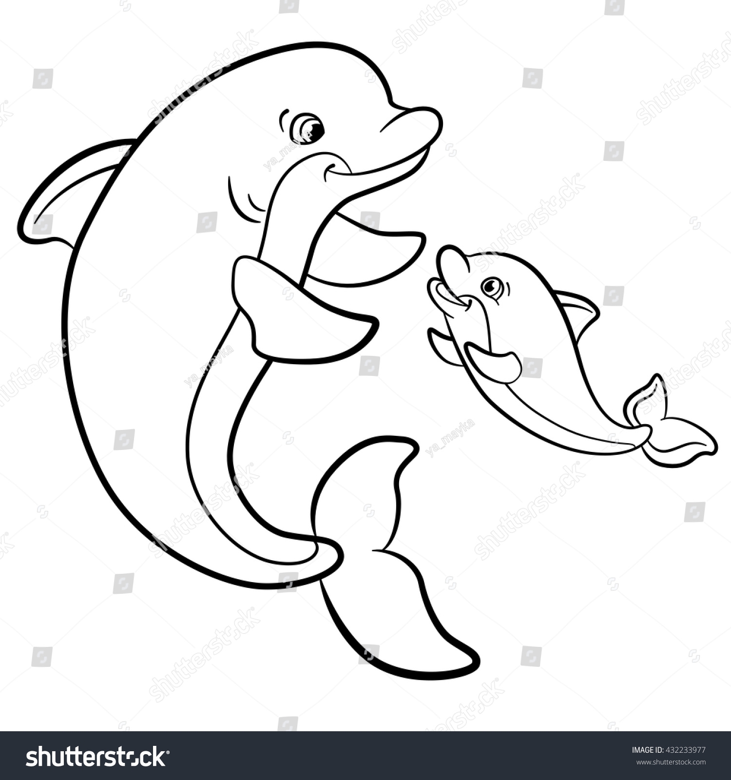1500x1600 Cute Baby Dolphin Coloring Pages Printable