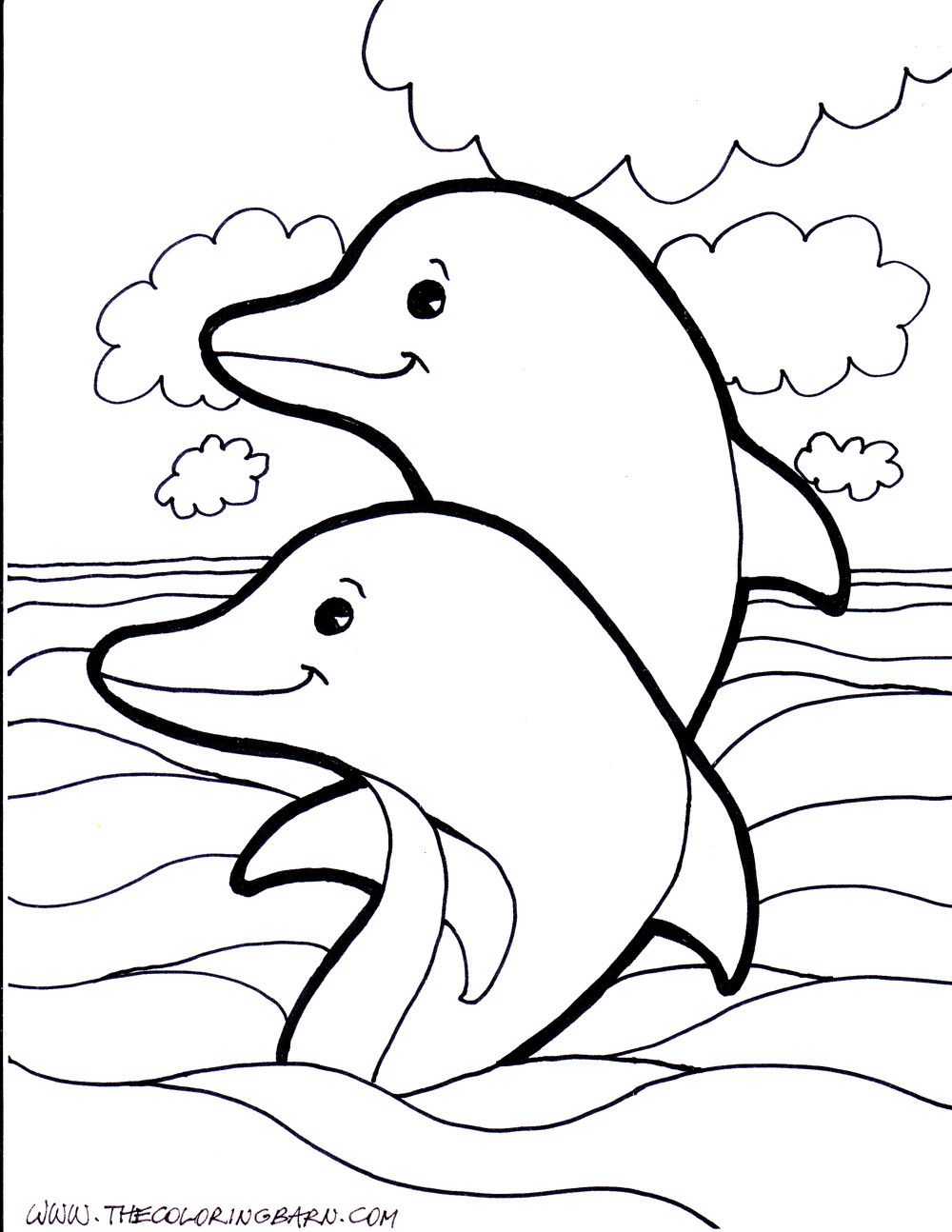 1000x1294 Dolphin Coloring Pages Printable Striki On Winter The Dolphin