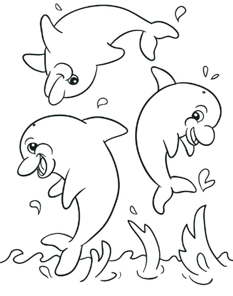 768x972 Dolphins Coloring Pages Charming Coloring Pages Of Dolphins
