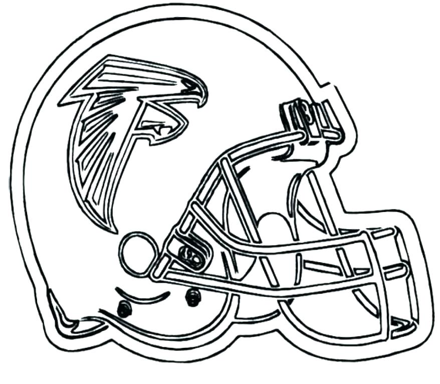 878x766 Nfl Football Coloring Pages