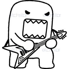 236x236 Domo Coloring Pages Group