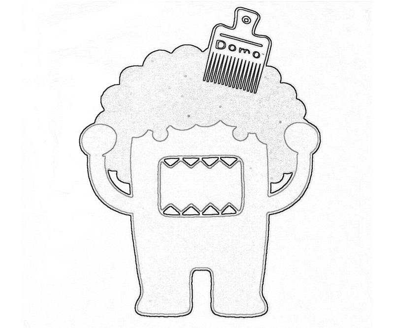 800x667 Free Domo Coloring Pages