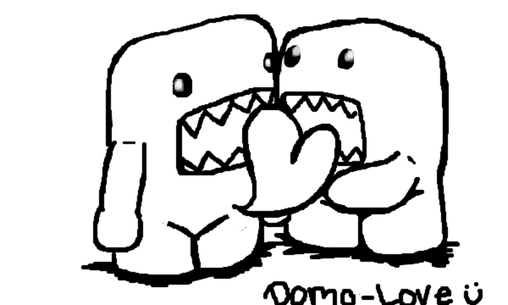1048x629 Domo Love Sketchfu Coloring Pages For Free