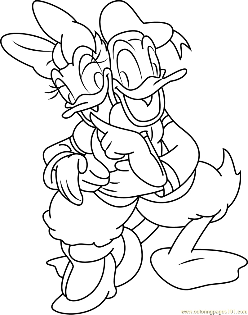 800x1014 Donald Duck Coloring Pages Elegant Coloring Daisy Coloring Page
