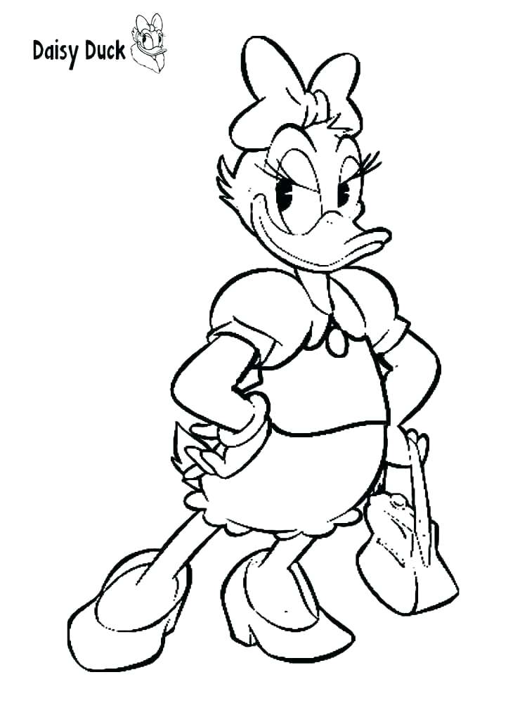 750x1000 Donald Duck Coloring Pages Online Printable Coloring Duck Coloring
