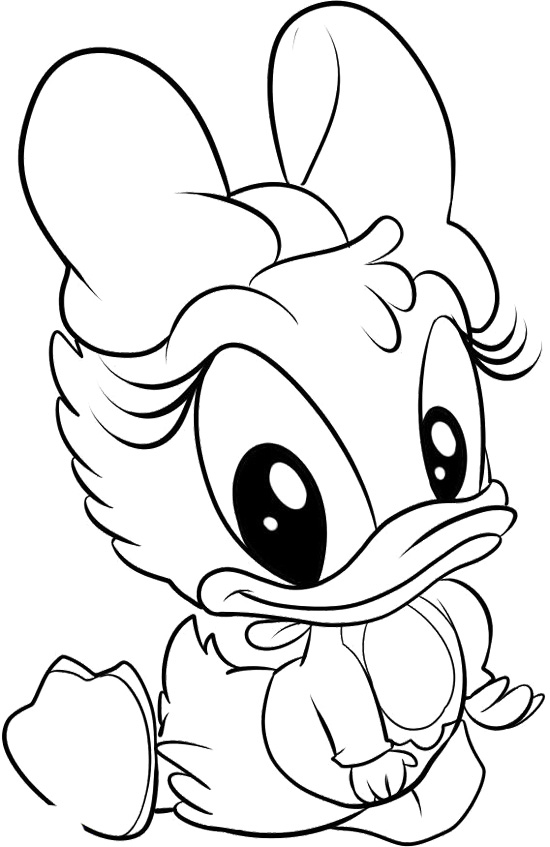 550x847 Donald Daisy Duck Baby Daisy Duck Coloring Page Is Part