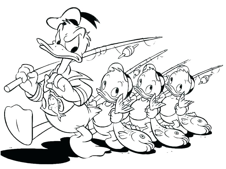 921x690 Duck Coloring Pages