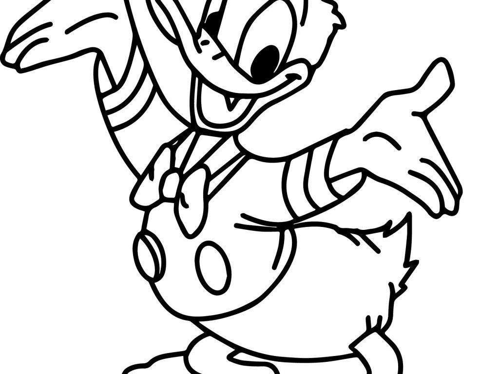 1024x768 Donald Duck Coloring Pages Awesome Donald Duck Coloring Pages