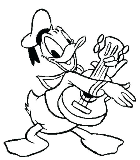 448x512 Donald Duck Coloring Pages Duck Coloring Pages Simple Duck