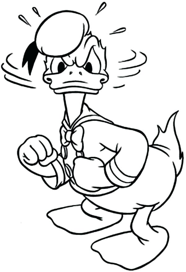 600x875 Donald Duck Coloring Pages Icontent