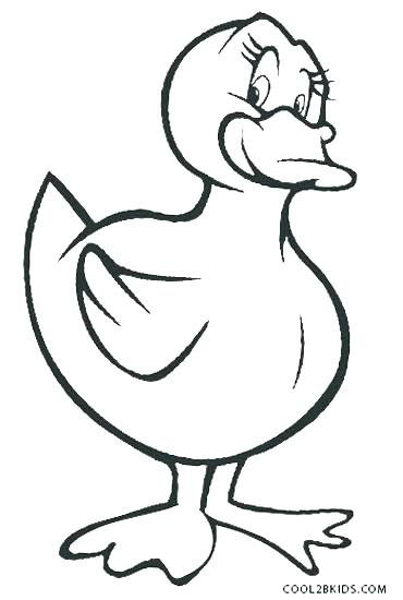 370x550 Donald Duck Coloring Pages Duck Coloring Pages Simple Duck