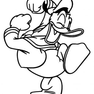 308x308 Donald Duck Coloring Pages New Donald The Duck Archives Magic