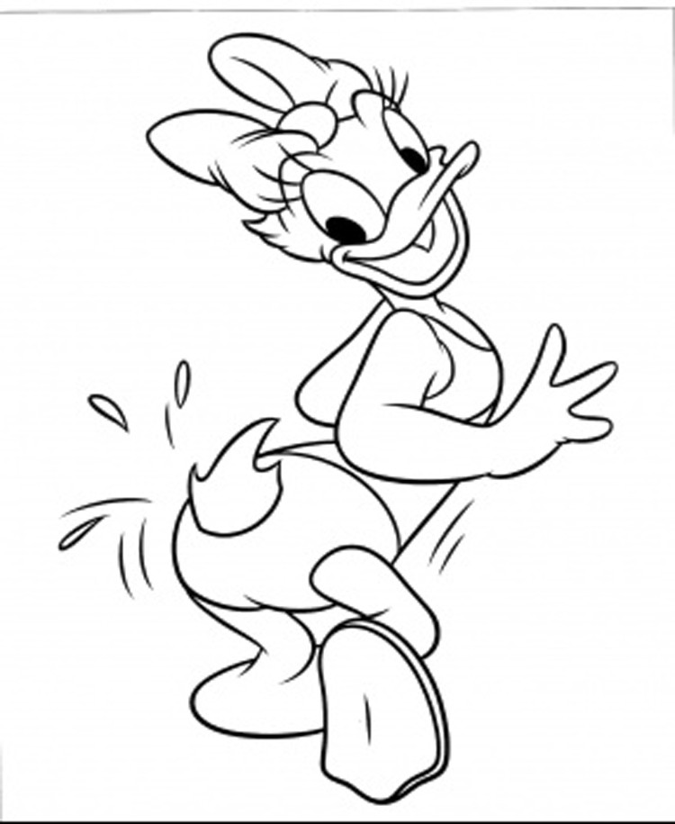 750x915 Donald Duck Coloring Pages To Print Many Interesting Cliparts