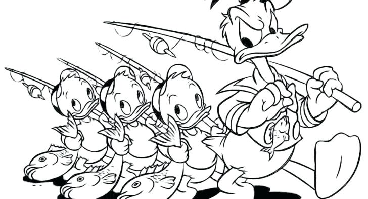 728x393 Free Printable Coloring Pages Donald Duck Page Of Pictures