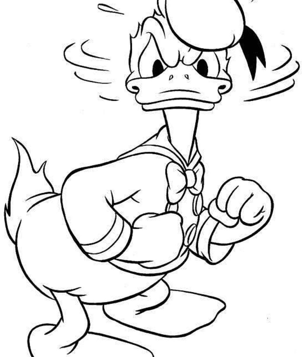 1034x1224 Stunning Donald Duck Coloring Pages Printable