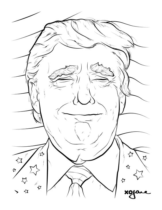 564x729 Trump Fonts And Silhouettes