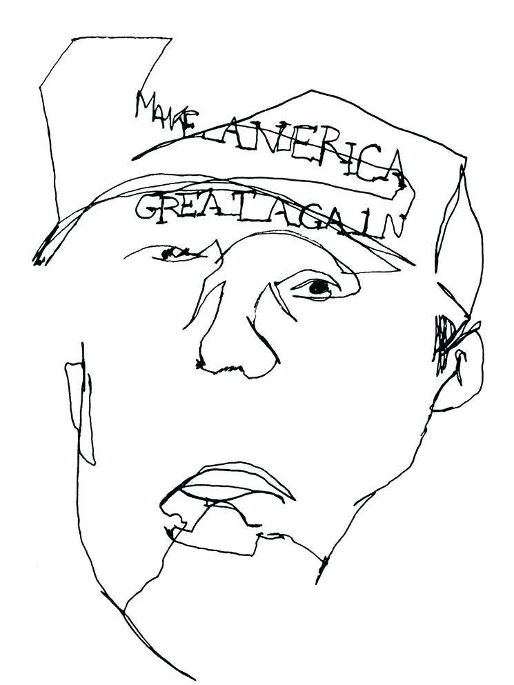 745x993 Trump Coloring Book