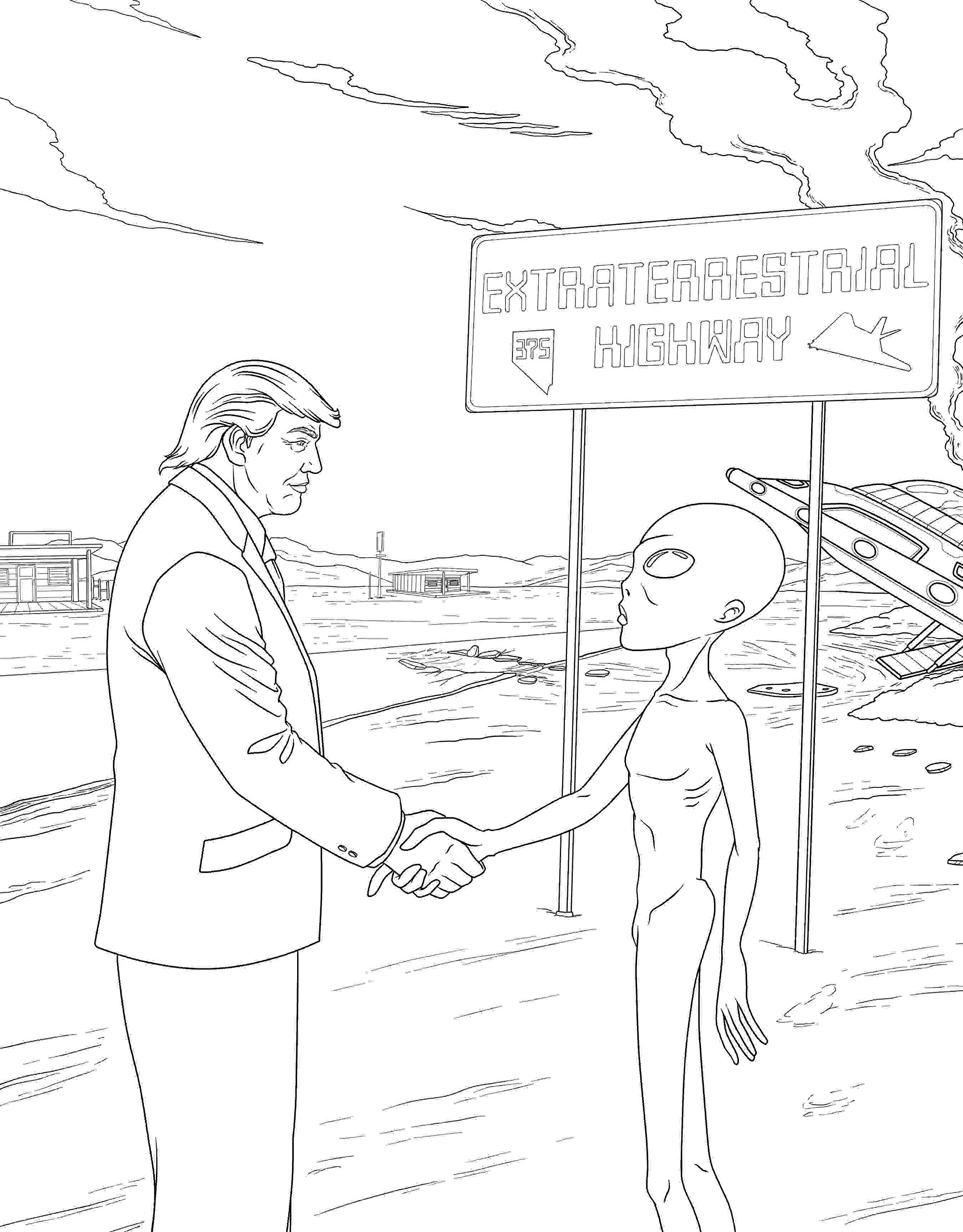 2003x2560 The Trump Coloring Book