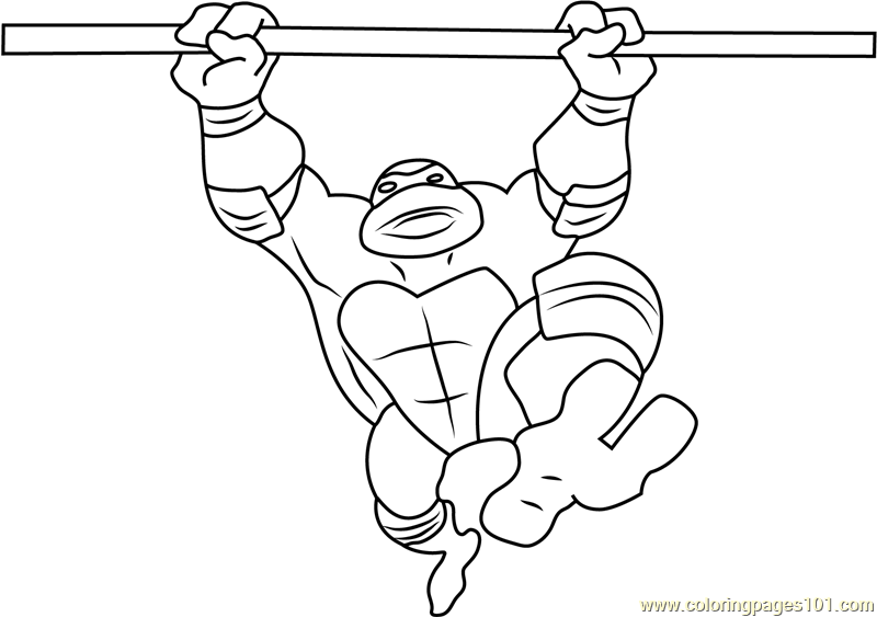 800x563 Ninja Turtle Donatello Coloring Page