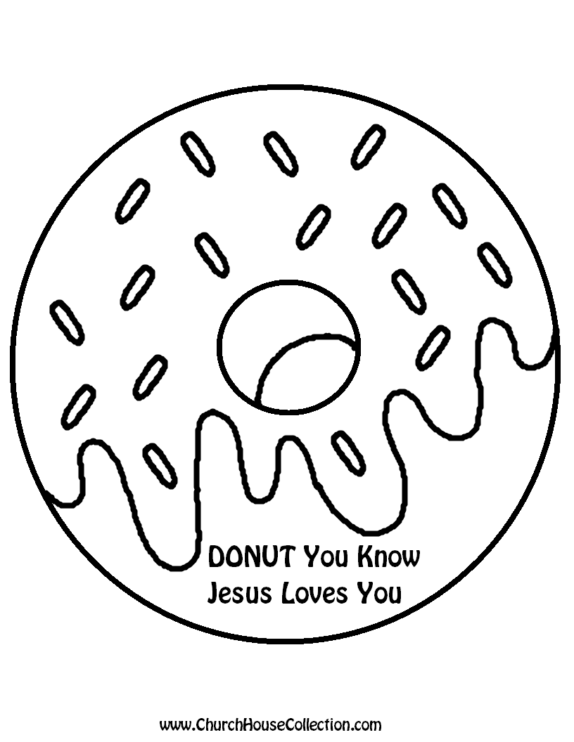 816x1056 Church House Collection Blog Donut You Know Jesus Loves You