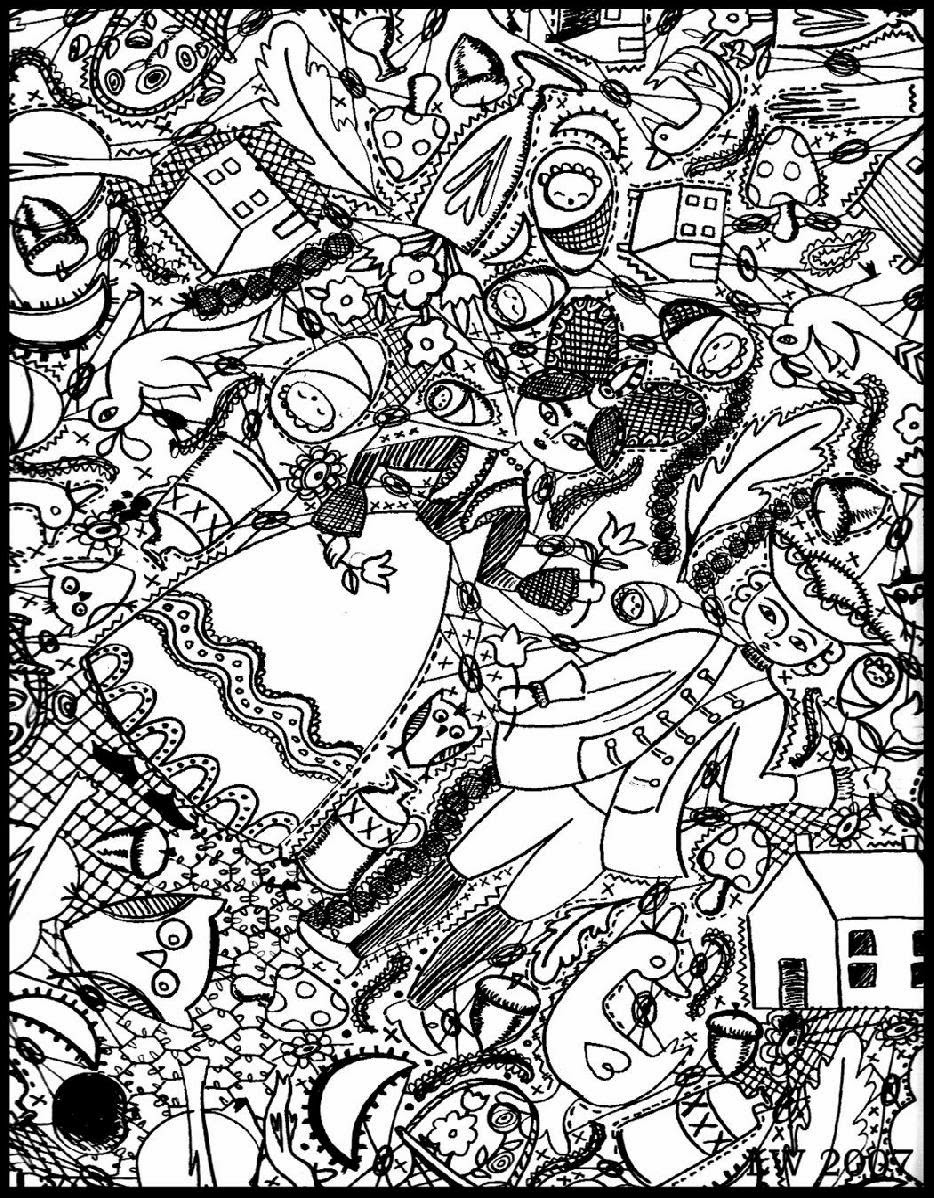 934x1198 Free Coloring Page Doodle Art Doodling Adult In Printable Pages