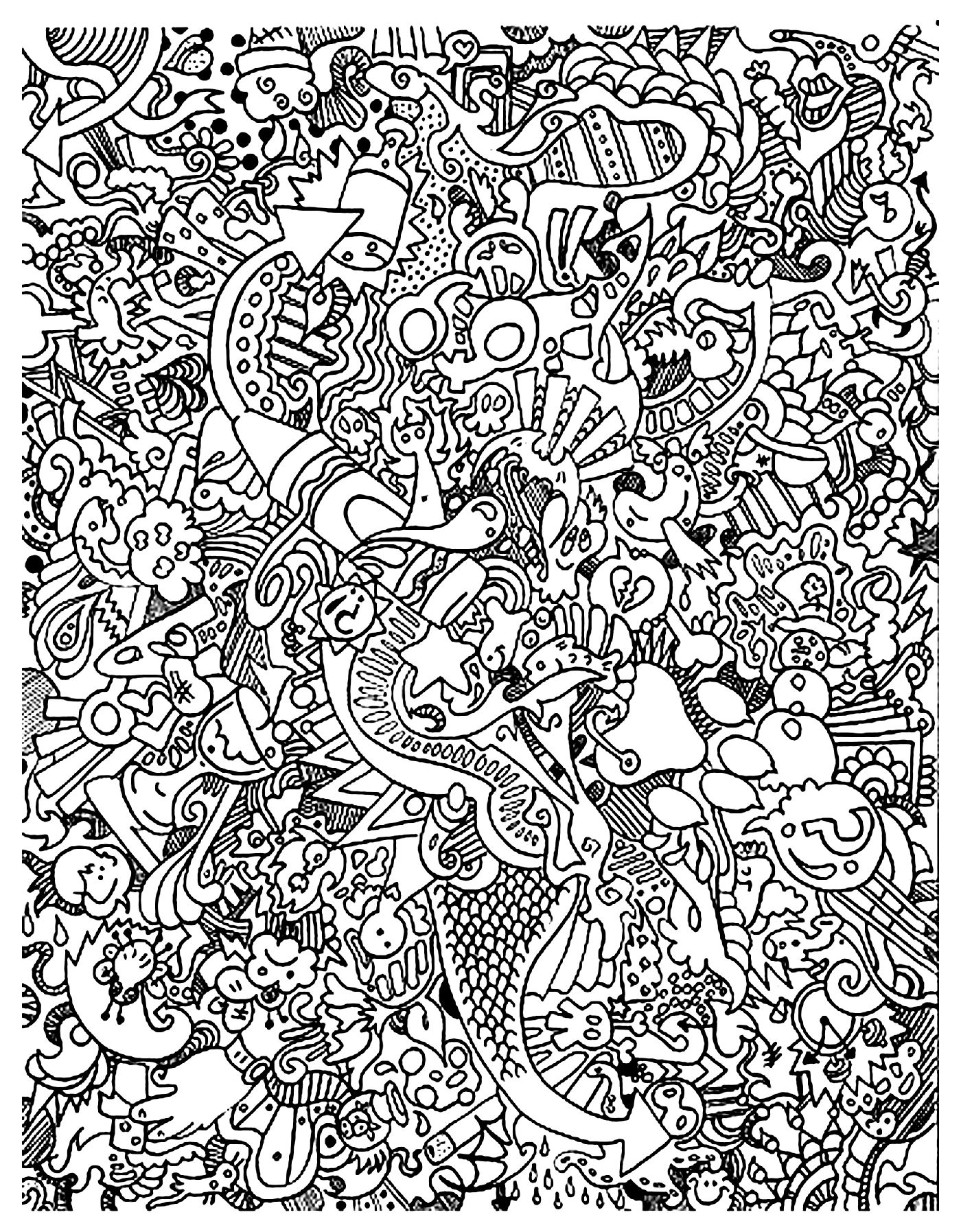 1400x1795 Doodle Art Doodling