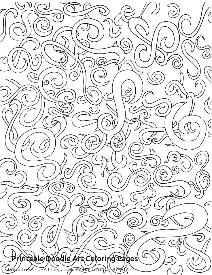 736x957 Abstract Coloring Pages For Adults And Artists Printable Doodle