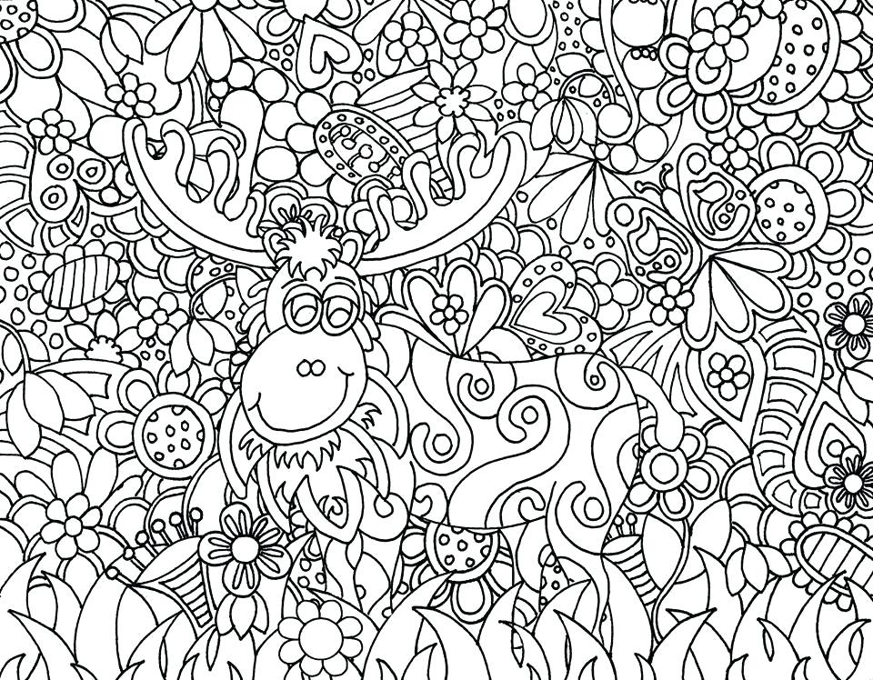 960x748 Doodle Art Coloring Pages