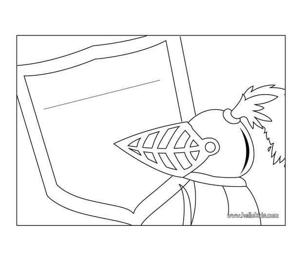 620x537 Knight Door Sign Coloring Pages