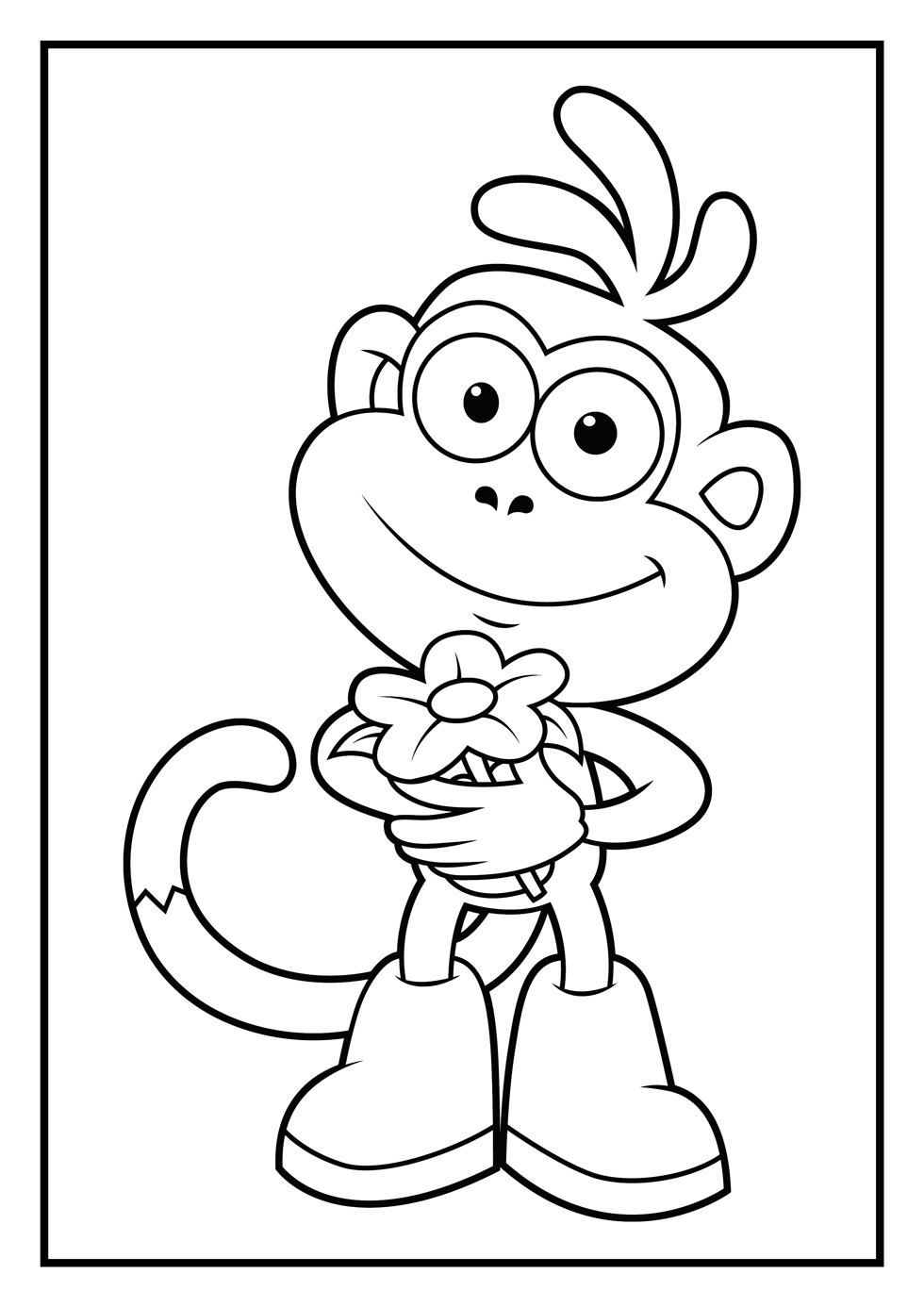 980x1386 Dora Coloring Pages Diego Coloring Pages