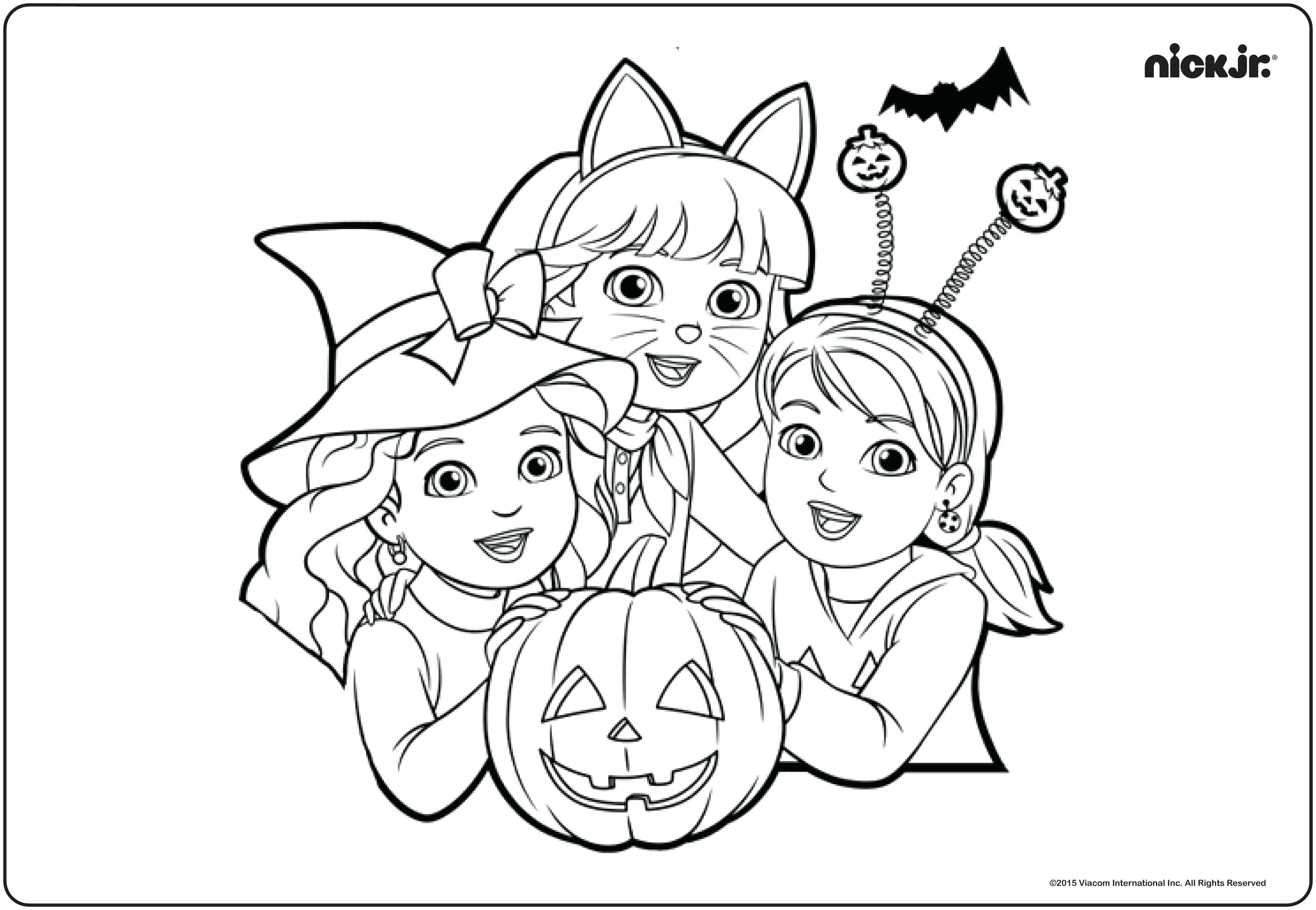 3332x2304 Dora And Friends Coloring Pages Nick Jr Auto Market Me Throughout