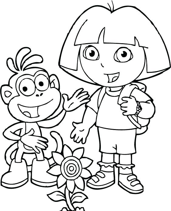 Dora And Friends Coloring Pages at GetDrawings | Free download