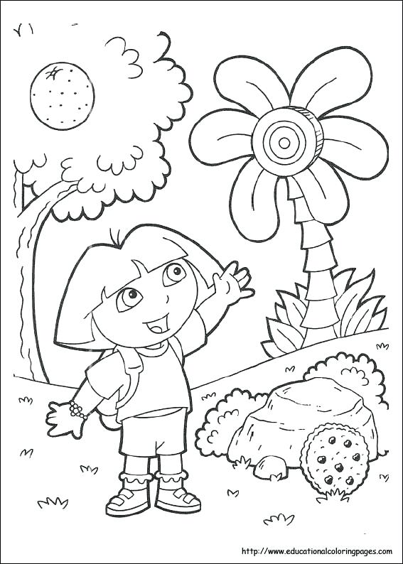 567x794 Dora Coloring Pages Dora Christmas Coloring Pages Printable