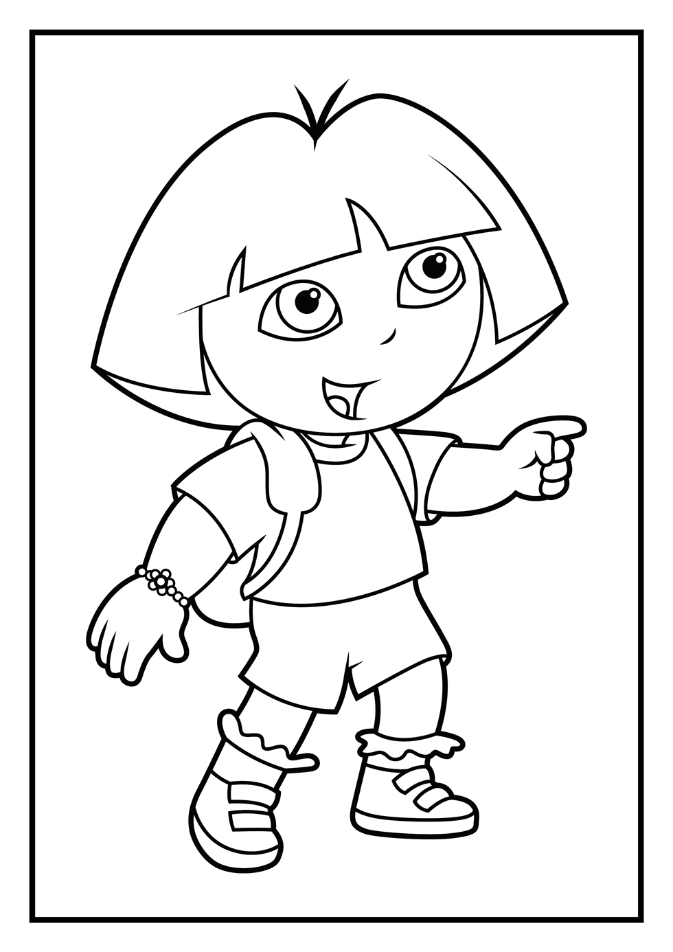 980x1386 Dora Coloring Pages Diego Coloring Pages