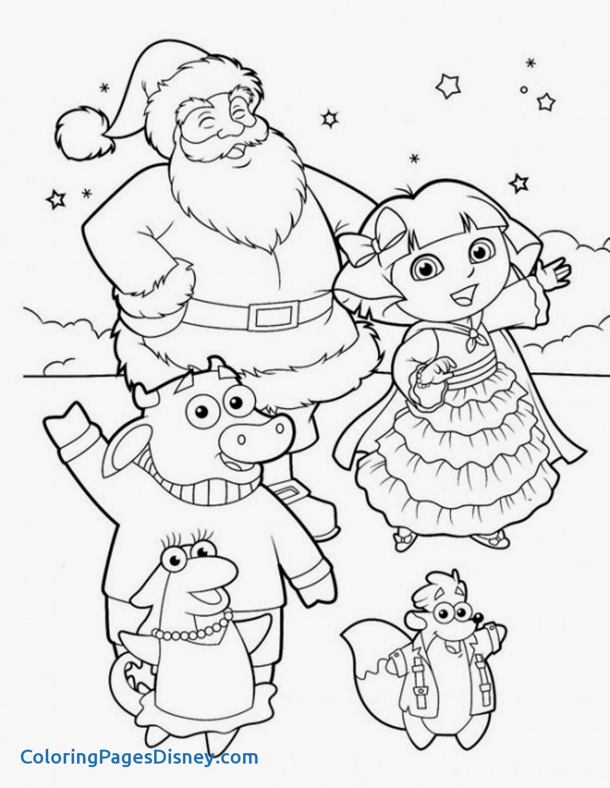 1227x1583 Dora Games Coloring In Online Awesome Dora Coloring Page